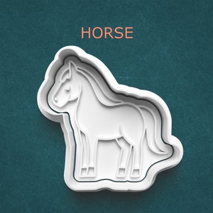 Horse Cookie Cutter ~ Horse Clay Cutter ~ Polymer Clay Cutter ~ Baking Supplies ~ Clay Craft Supplies ~ Fondant Cutter ~ Cookie Mold