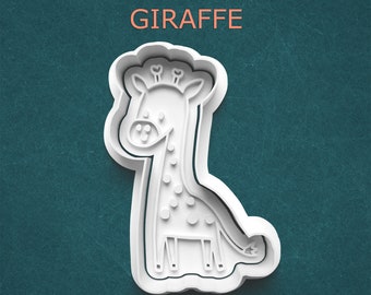 Giraffe Cutter ~ Cookie Cutter ~ Polymer Clay Cutter ~ Zoo Animal Cutter ~ Cookie Mold ~ Baking Supplies ~ Kitchen Gifts ~ Clay Crafts