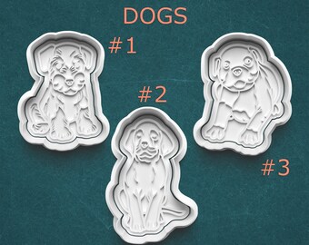 Miniature Schnauzer Cookie Cutter ~ Staffordshire Terrier Cutter ~ Vizsla Dog Breed ~ Gifts for Dog Owners ~ Pet Treat Cutters ~ Cookie Mold