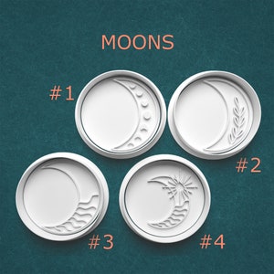 Moon Cookie Cutters ~ Outer Space Cutters ~ Celestial Cutters ~ Astrology ~ Astronomy ~ Moon Phases ~ Gifts for Her ~ Gifts for Him
