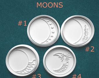 Moon Cookie Cutters ~ Outer Space Cutters ~ Celestial Cutters ~ Astrology ~ Astronomy ~ Moon Phases ~ Gifts for Her ~ Gifts for Him