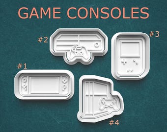 Gamer Cookie Cutter Set – Video Game Themed Designs for Cookies, Fondant & Crafts | Perfect for Gamers, Kids’ Parties, and Baking Fun