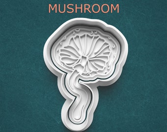 Groovy Mushroom Cookie Cutter ~ Fungus Cookie Cutter ~ Dancing Mushroom Cutter ~ Outdoors ~ Nature ~ Plant Cookie Cutter ~ Floral Gifts