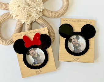 Disney Picture Frame, Classic Mouse Frame, Personalized Frame, Mini  Frame, Magnetic Frame -