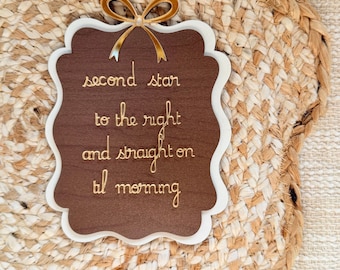 Peter Pan-Inspired Decor "Second Star to the Right"- Tinkerbell, Peter Pan, Disney Home and Nursery Decor