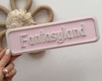 Fantasyland | Pastel Girly Disney Decor | Disney Nursery Decor
