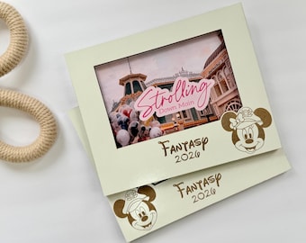 Disney Cruise Picture Frame, Captain Mickey & Minnie, DCL Frame, Multiple Size Options, Personalizable