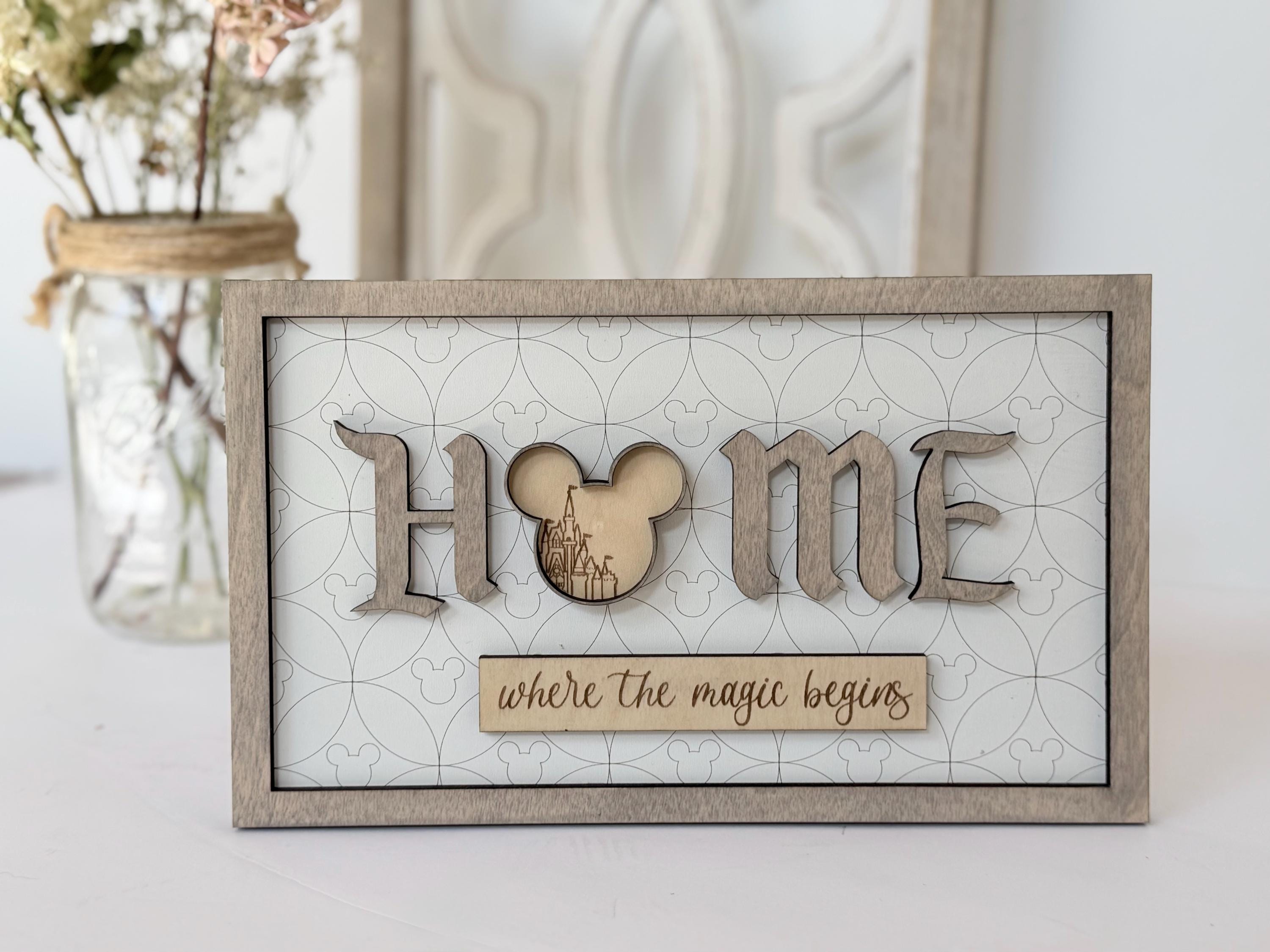 Mickey wood frame - Etsy 日本