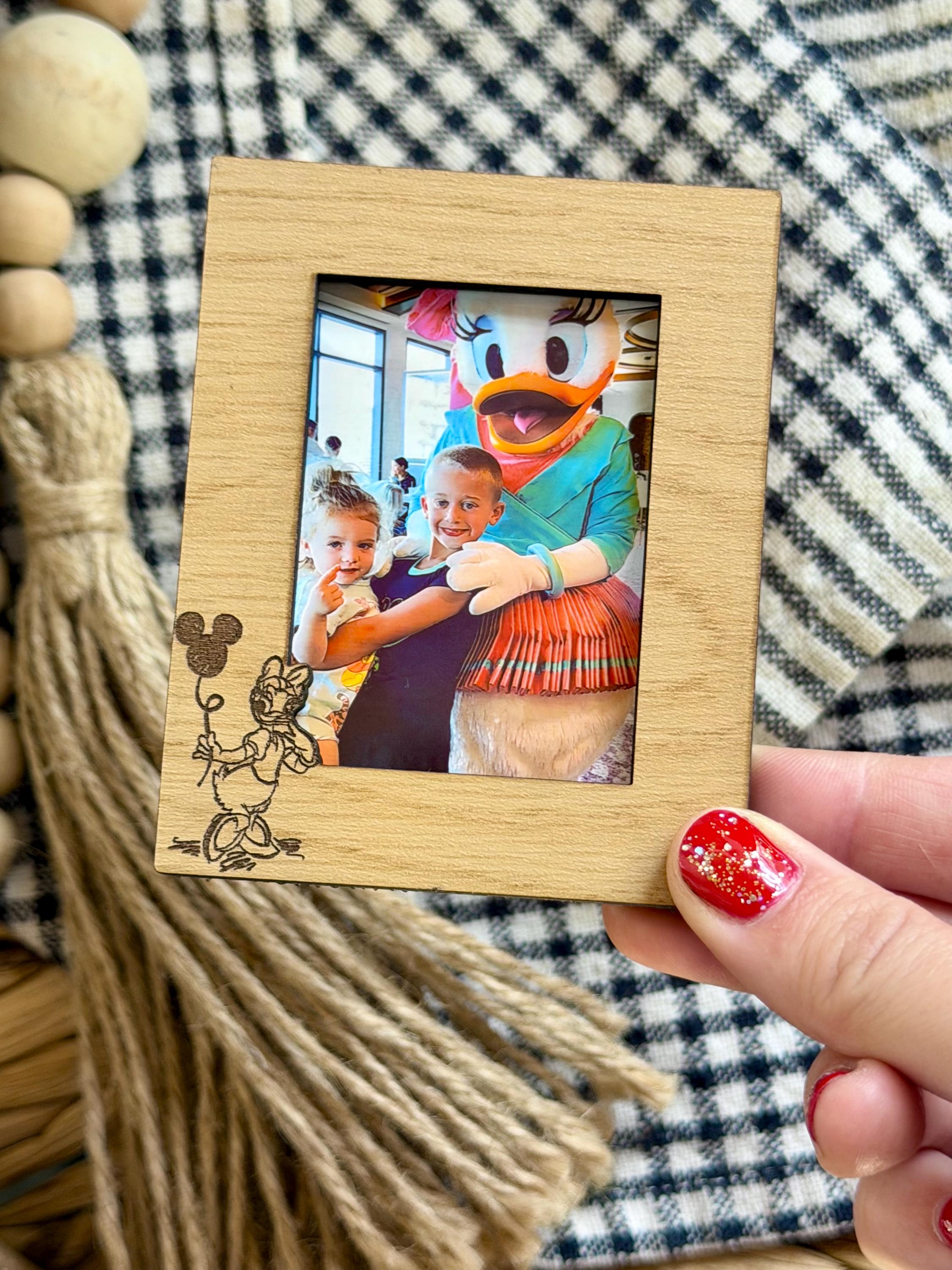 Disney Picture Frame, Mickey Pluto Daisy Minnie Goofy, Character