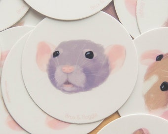 Rattie Portrait Sticker