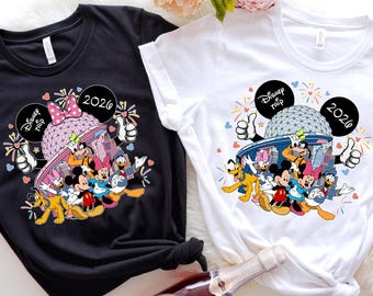 Camiseta de viaje familiar a Disney 2026, vacaciones familiares personalizadas en Disney, camiseta de viaje familiar a juego en Disney, viaje a Disneyland 2026, camiseta de Mickey y sus amigos