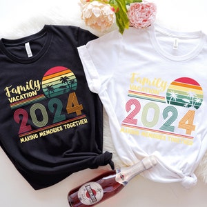 Family Vacation 2025 T-shirt, Creating Memories Together Shirts, Custom Family Matching Tee, Family Vacation Shirts, Family Beach Trip Shirt