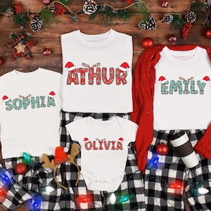 Custom name Christmas Shirts, Christmas Gifts, Christmas Crew Shirt, Family photo Christmas Pajamas, Christmas Tshirt Family, Christmas Tees