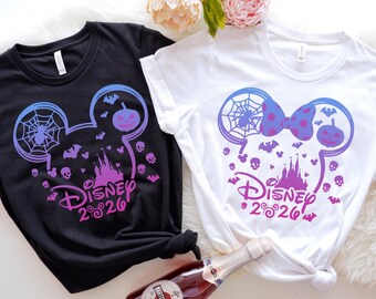 Disney Halloween 2026 Shirt, Disney Family Halloween Shirt, Disney World Vacation Tee, Spooky Season Matching Shirt, Disney Trip Outfit