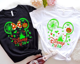 Disney Halloween 2026 Family Shirts, Disney Halloween Matching Shirt, Disney Trip Shirts, Family Vacation Outfit, Spooky Season Tee