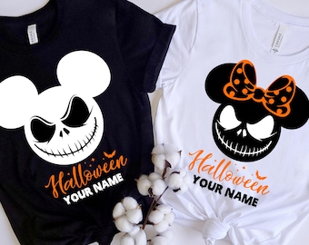 Disney Halloween-shirt, Disney-shirt, bijpassende shirts voor Halloween, Halloween-shirt, bijpassende Disney-shirts, Disney-reis shirts, Disneyland T-shirt