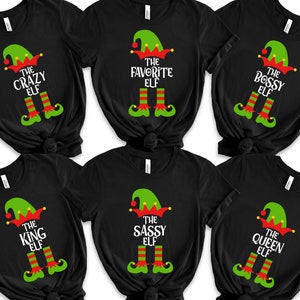 Custom The Elf Shirt, Custom Elf Shirt, Christmas Family Matching, Funny Christmas Shirt, Christmas Elf Shirts,Christmas Family Matching Tee