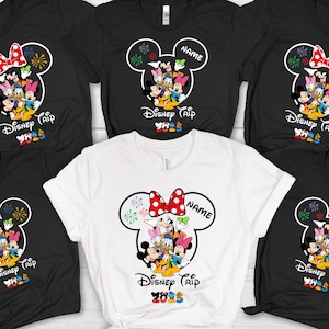 Disney Family Trip 2025 Shirt, Custom Disney Family Vacation, Disney Family Matching Trip Shirt, Disneyland Trip 2025,Mickey And Friends Tee