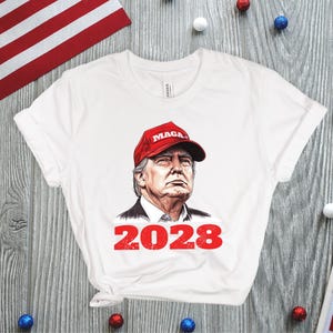 President Trump 2028 Shirt, Trump 2028 Patriotic Shirt, Trump 2028 48th President of America, Trump Gift, Election 2028, President Trump Fun