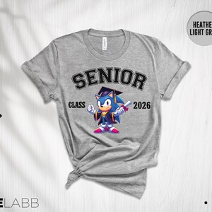 Superhero Cartoon Graduation Shirt, Cartoon Graduate 2026, Cartoon Character, Disney Graduation 2026 Shirt, Cute Chibi Style Graduation Tee image 3