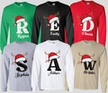 Family Christmas Name Long Sleeve Shirts, 2026 Monogrammed Family Christmas Long Sleeve Shirts, Personalized Christmas Family Sweatshirt