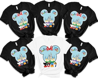 Disney Family Trip 2027 Shirt, Disney Vacation Family Shirt, Disney World Matching Shirts, Disneyland Family Trip Tee, Disney Castle Outfit