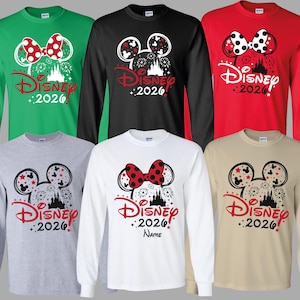 Disney Family Trip 2026 Long Sleeve Shirts, Custom Disney Family Vacation, Disney Family Matching Trip Sweatshirt, Disneyland Trip 2026 Tee