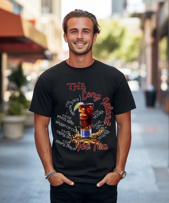 Long Island Ice Tea Recipe T-shirt - Comfort Colors Garment-dyed