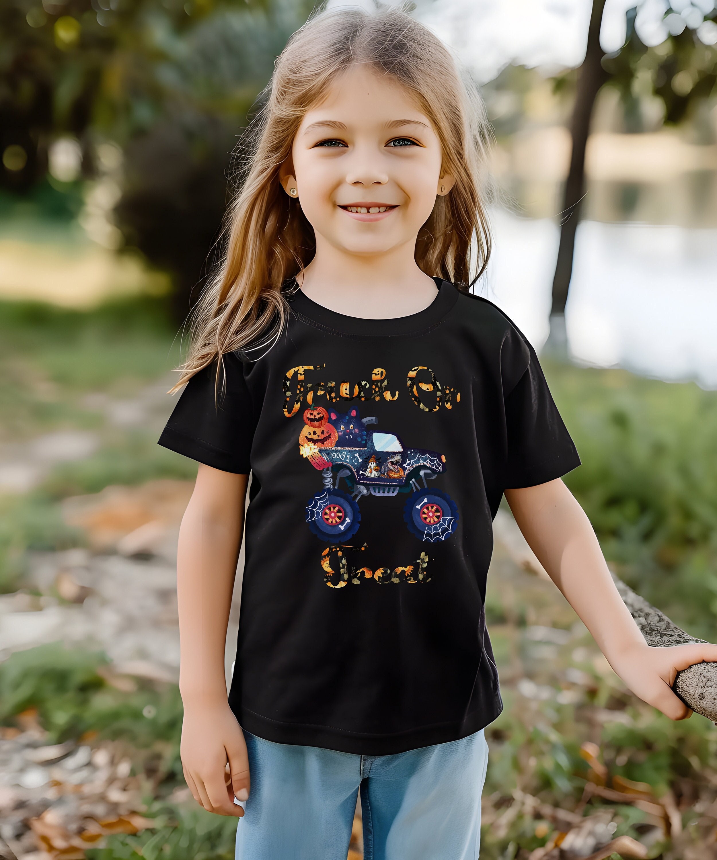 Truck Or Treat T-Shirt: Spooky Halloween Tee for Kids
