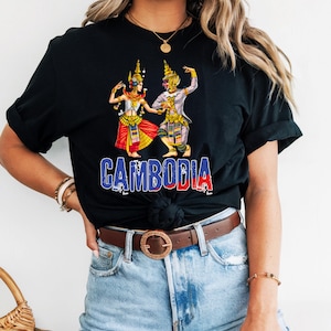 Cambodia Apsara Dancers T-Shirt | Khmer Traditional Dance Tee
