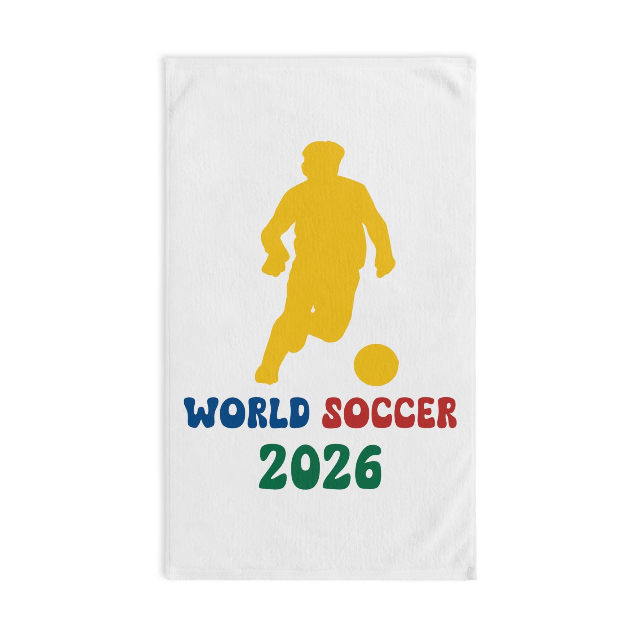 ワールドサッカー2026ハンドタオル、サッカーファンギフト - Etsy 日本