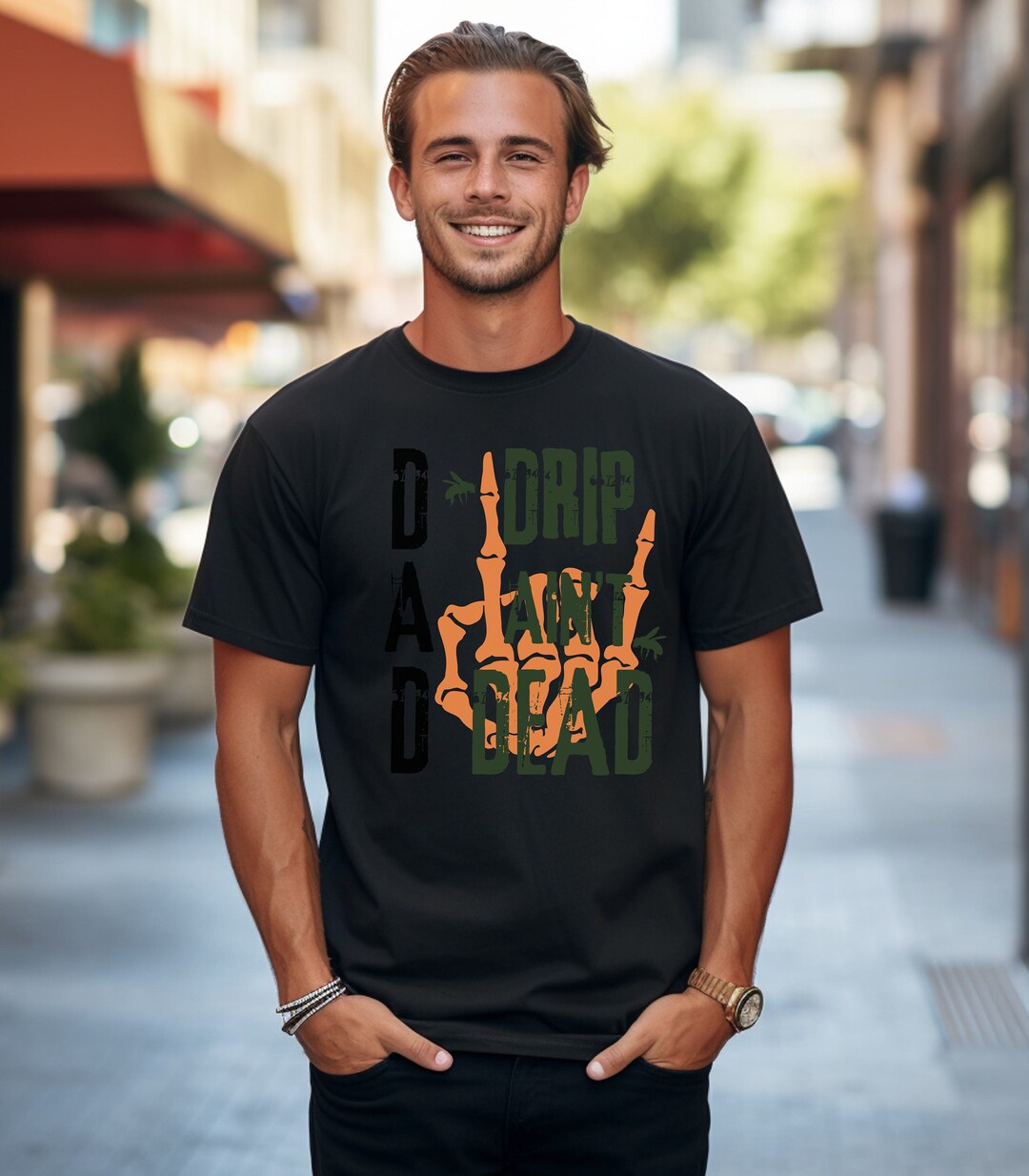 DAD Drip Ain't Dead T-shirt, Unisex Garment-dyed Comfort Colors