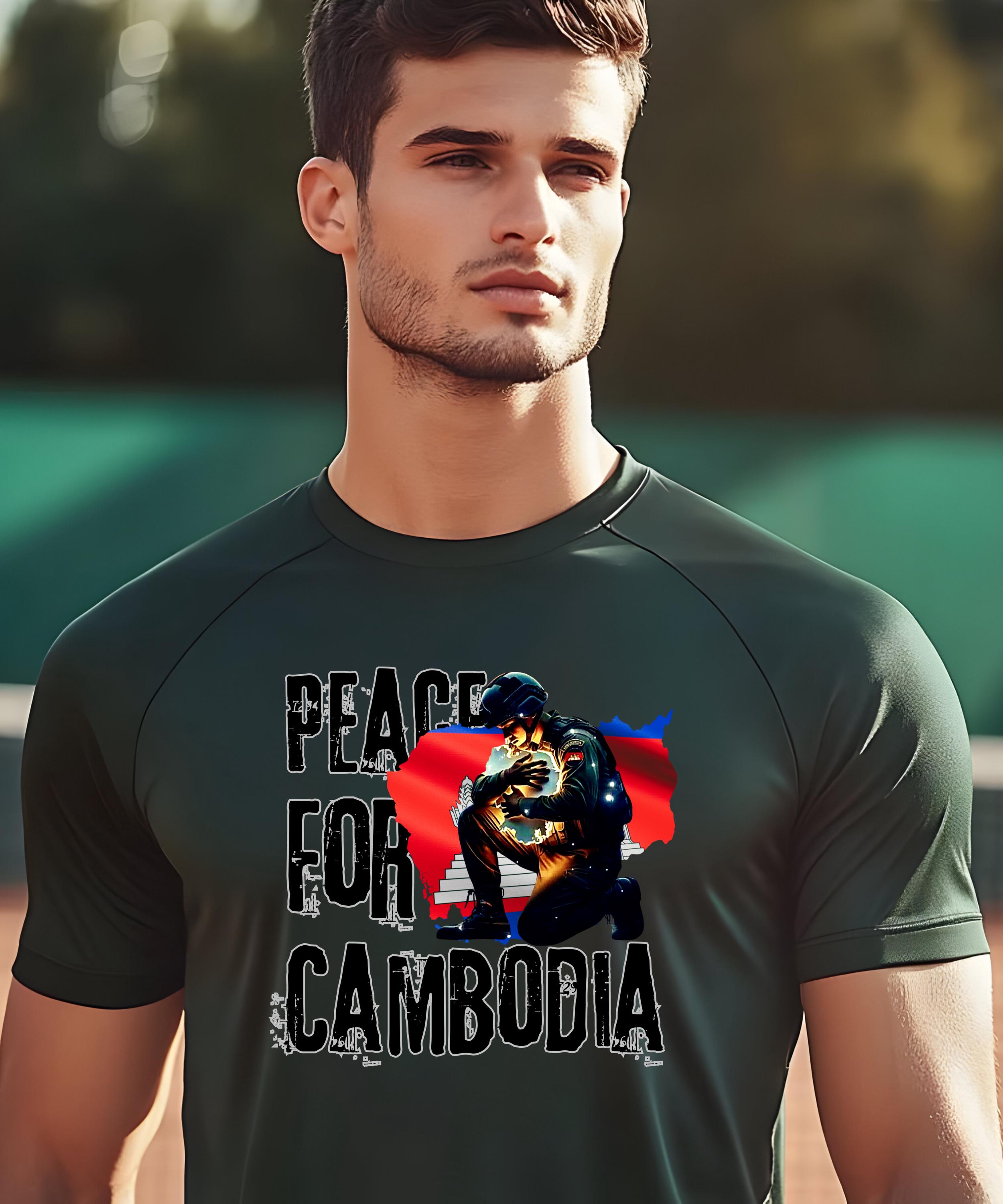 T-shirt Homme – Phnom Penh Cambodge – Voyage Asie – 100% Coton – Taille Standard – Neuf Avec étiquettes