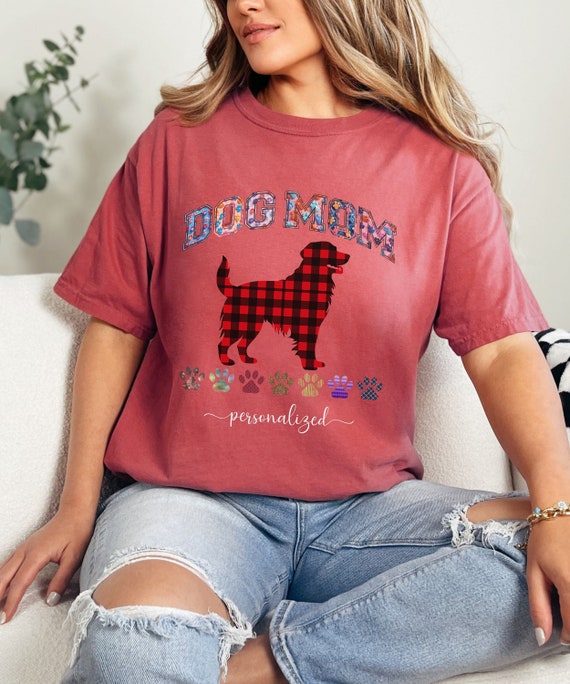 Lab Mom | Labrador Retriever | Custom Dog Mom Shirt | Black