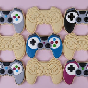 2 stück Videospiel Controller Cookie Cutter / Stempel Set