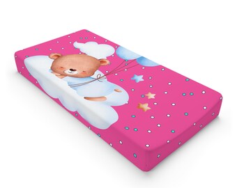 Sleeping Bear Baby Changing Pad Cover