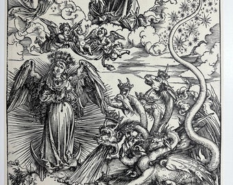 The Apocalyptic Woman, facsimile reproduction 1976, Albrecht Dürer