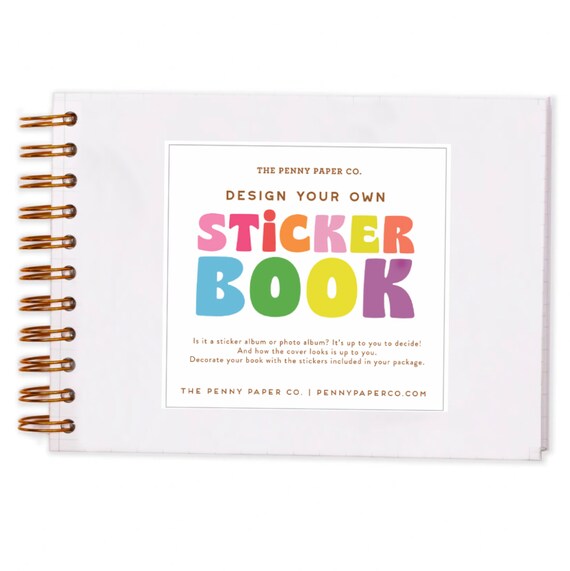 My Sticker Collecting Book: HARDCOVER Blank sticker album for collecting  stickers | sticker collecting album for adults and kids | large Reusable