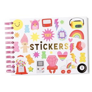 Commitment Issues Sticker Book, A5 6 X 8 With 50 Pages of Reusable Sticker  Paper, Spiral Bound, Cute Stationery, Funny Stationery 