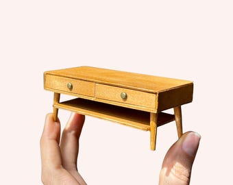 1:12 Scale Dollhouse Coffee Table SVG and PDF (Digital Download)