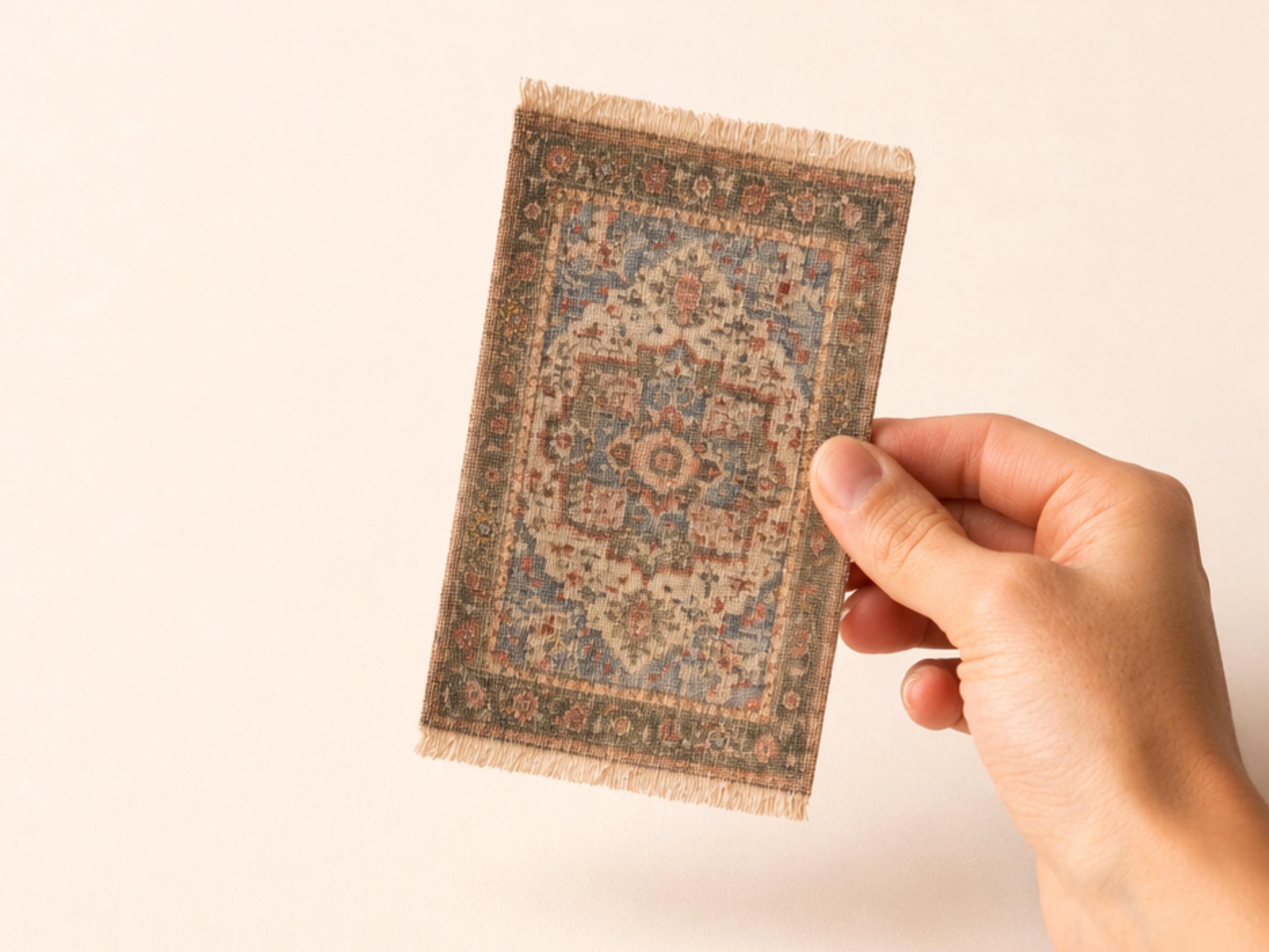 Miniature Rug Print 1:12 Scale Dollhouse Rugs Printable PDF, Miniature Carpet, Dollhouse ...