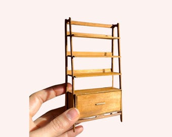 1:12 Scale Dollhouse Bookshelf SVG and PDF (Digital Download)