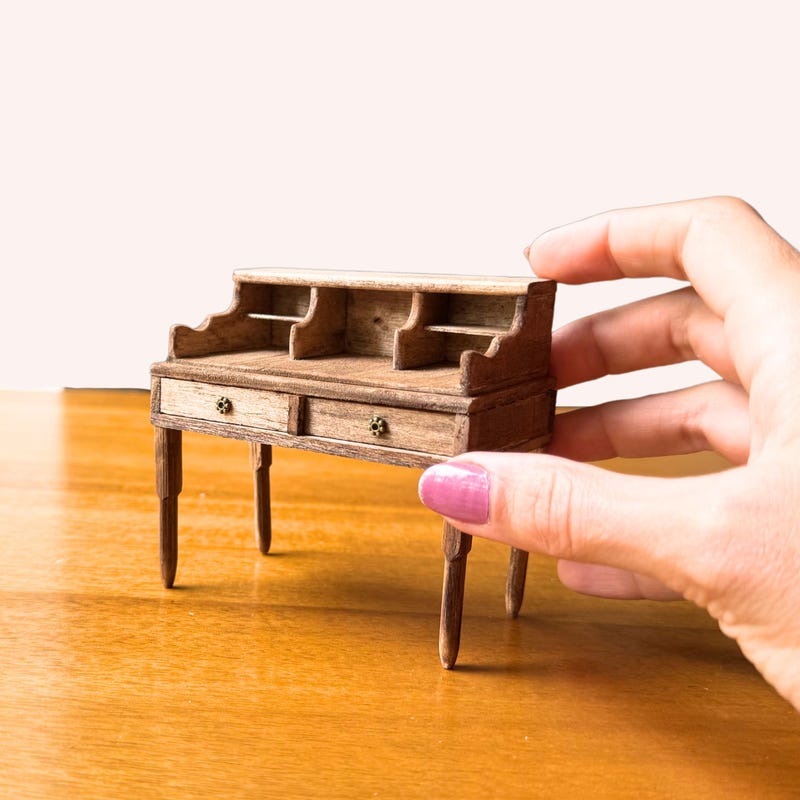 Miniature 1/12 Desk - Etsy UK