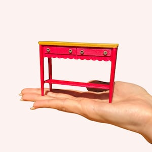 Dollhouse Console SVG – 1:12 Scale Miniature Console Cut File for Cricut, Glowforge, Laser or Hand Cutting