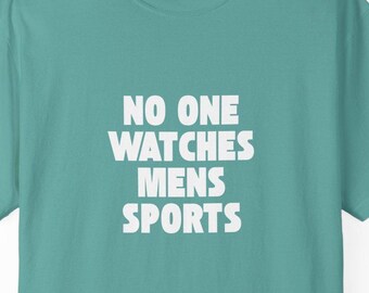 Niemand Uhren Herren Sport T-Shirt | Unterstützen Sie Womens Sports Game Day Tee