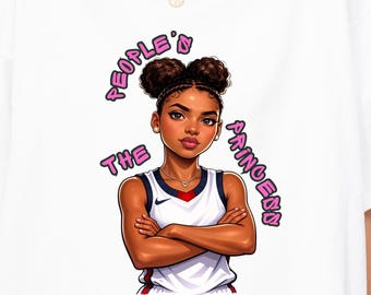 Das Völker Prinzessin Azzi Fudd Karikatur T-Shirt | Dallas Wings Basketball-T-Shirt