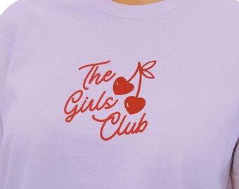 Cute The Girls Club cherries crop tee | Women's Boxy Tee