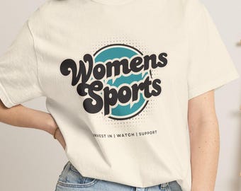 Retro Damen Sport T-Shirt | Armbanduhr Basketball Womens Fussball Fan | Unterstütze weibliche Athleten