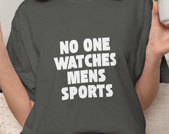 Niemand Uhren Herren Sport T-Shirt | Unterstützen Sie Womens Sports Game Day Tee