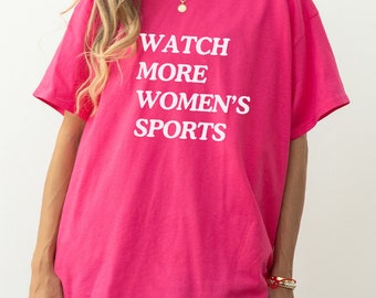 Todos miran deportes femeninos, Deportes femeninos, Fútbol de EE. UU., WNT de EE. UU., Camiseta estética, Aliado queer, Apoyo a los deportes femeninos